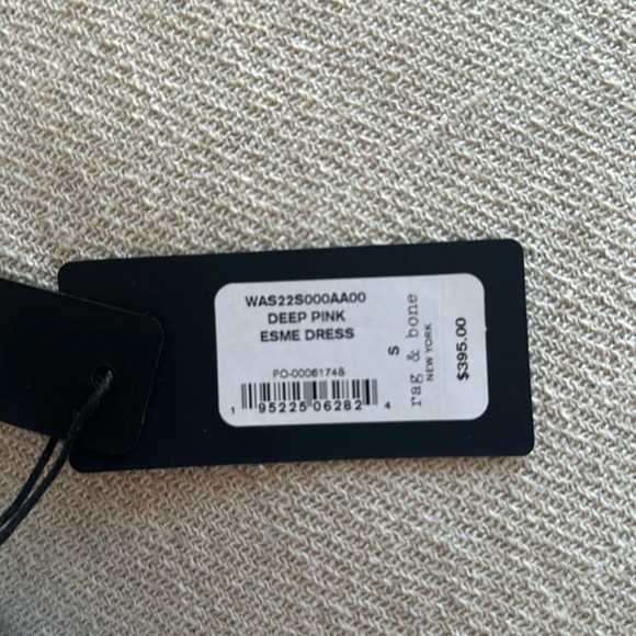 RAG & BONE Esme Deep Pink Button-Down Dress - Picture 6 of 6